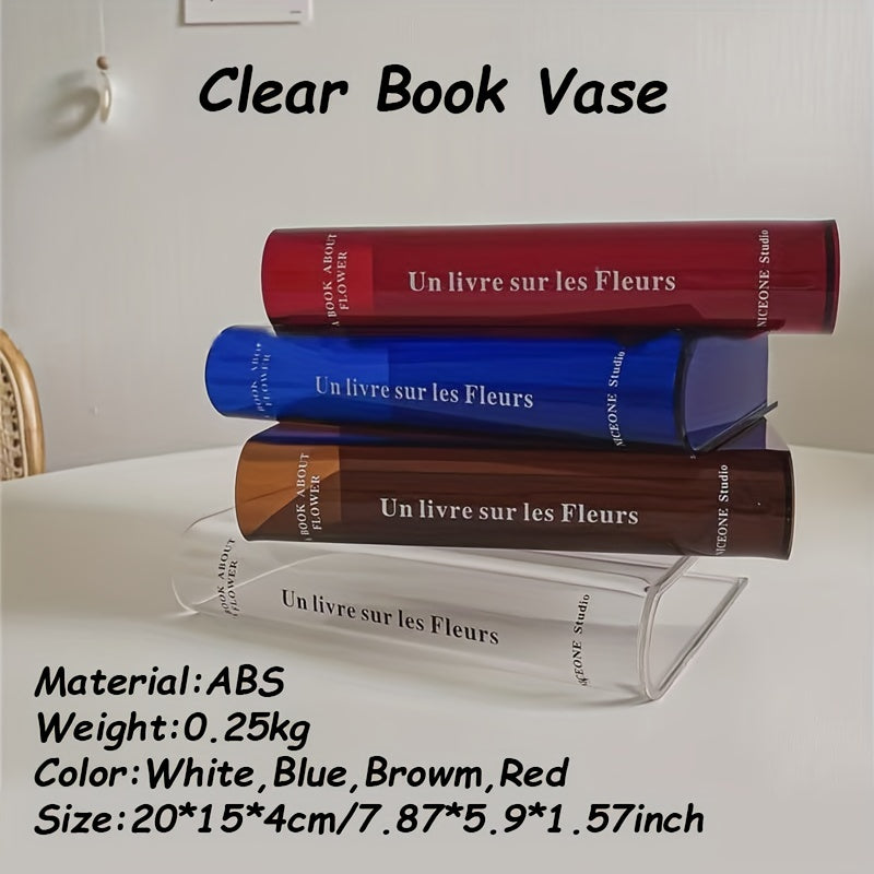 Stylish Book Vase for Modern Decor