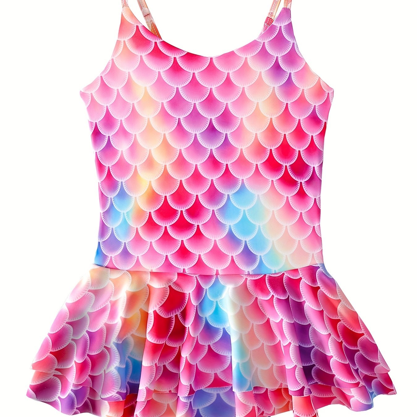 Mermaid Swimsuit for Girls Fish Scale for Pool and Hot Spring Fun