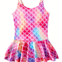 Mermaid Swimsuit for Girls Fish Scale for Pool and Hot Spring Fun