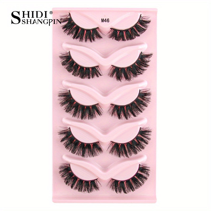 Soft and Fluffy 3D Curling False Eyelashes, Reusable, Natural Look