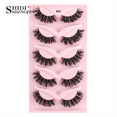 Soft and Fluffy 3D Curling False Eyelashes, Reusable, Natural Look