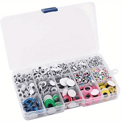 Self Adhesive Doll Eyes Wiggle Glue Eyes for DIY Crafts