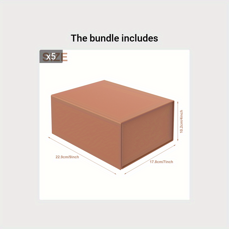 Magnetic Closure Gift Box 22x17x10 cm - Ideal for Father's & Mother's Presents