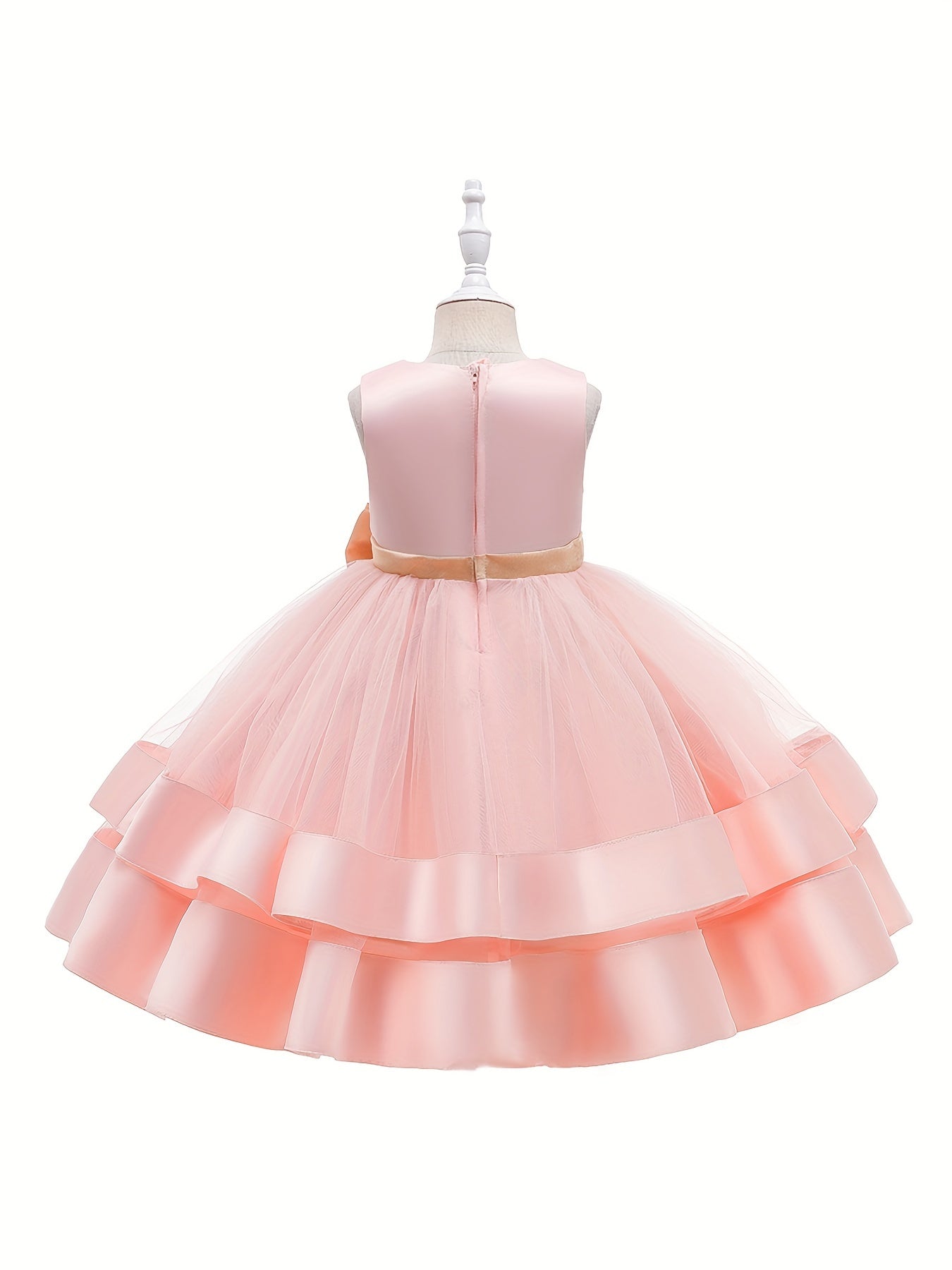 Toddler Girls Tutu Princess Dress Sleeveless Tulle Puffy Dress