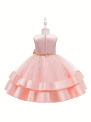 Toddler Girls Tutu Princess Dress Sleeveless Tulle Puffy Dress