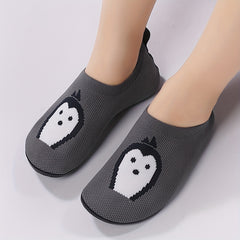 Boys' Cartoon Barefoot Slip On Slippers Lightweight Non Slip House