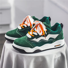 Men's Color Block Skate Shoes Comfy Non Slip Sneaker