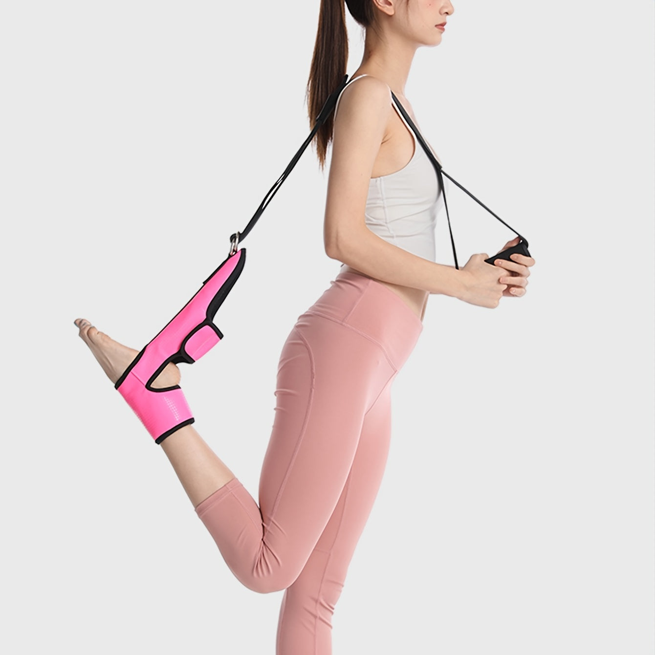 PU Stretching Belt for Leg Training Home Fitness
