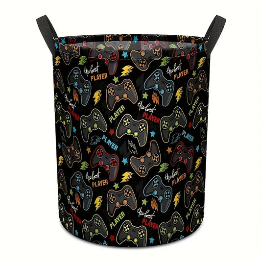 FARIDABIO Game Controller Pattern Large Storage Basket