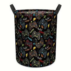 FARIDABIO Game Controller Pattern Large Storage Basket