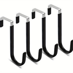 Over The Door Hook 4 Pack Single Hooks Hanger Metal