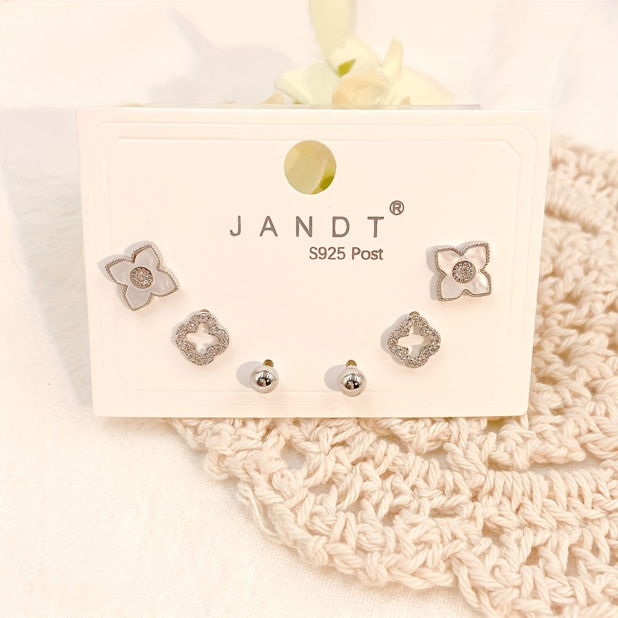 Four Leaf Clover Earrings for Kids