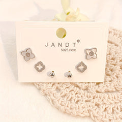 Four Leaf Clover Earrings for Kids