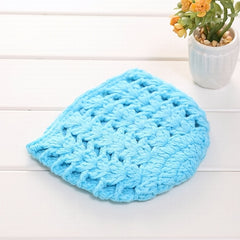2 Pack Knitted Caps for Newborn Photography