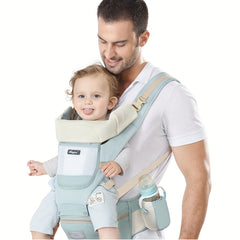 Baby Carrier Waist Stool with Head Protector