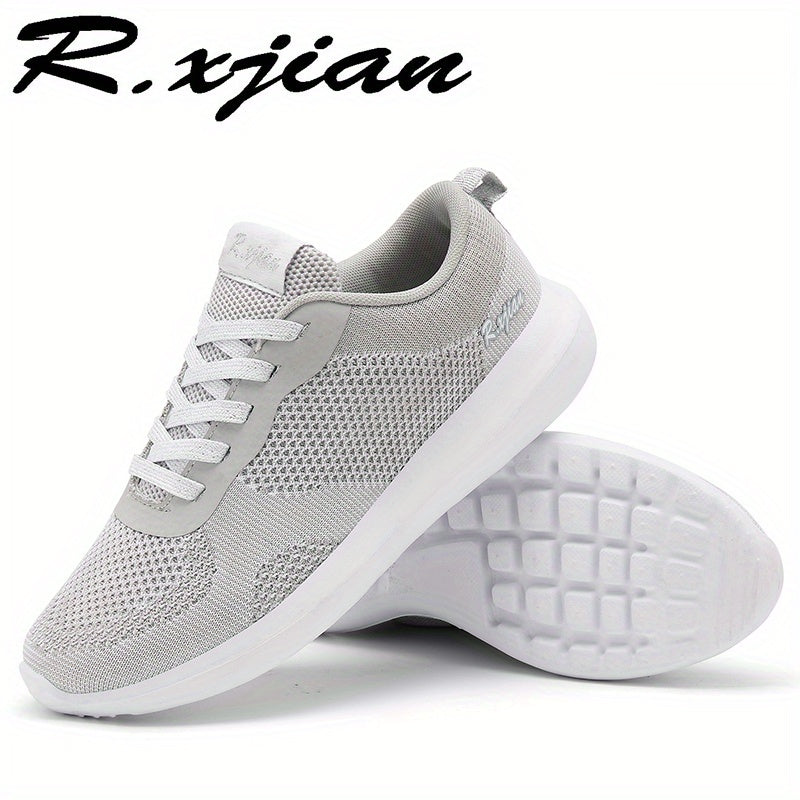 Women's Light Mesh Running Shoes Lace Up Outdoor Sport Shoes
