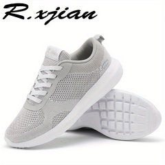 Women's Light Mesh Running Shoes Lace Up Outdoor Sport Shoes