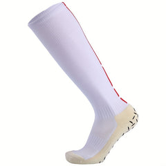 Adult Cotton Knee Soccer Socks, Breathable Non-slip Sports Socks