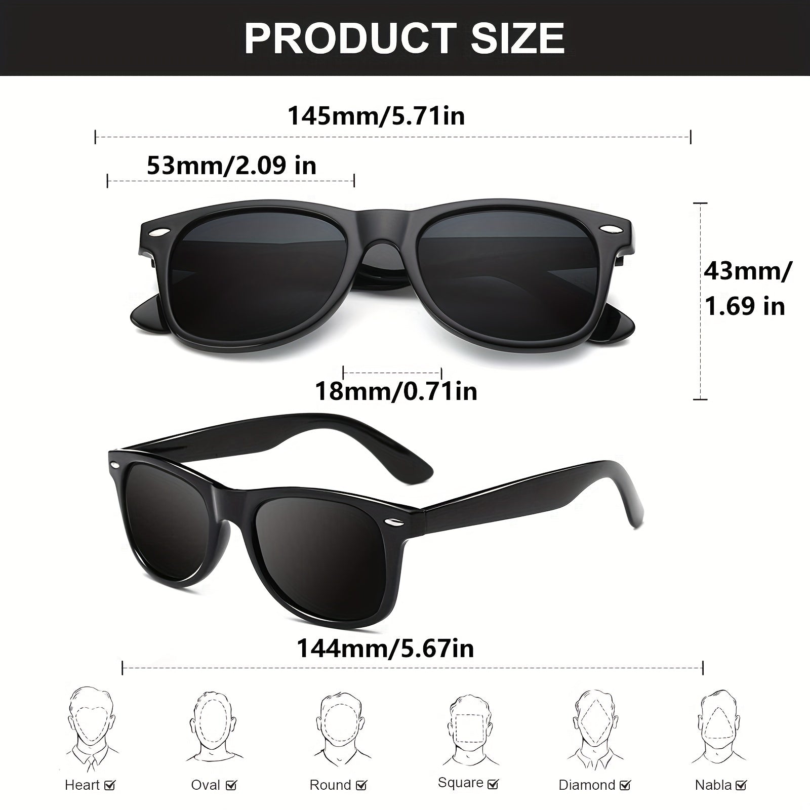 Men's Retro Sunglasses UV Resistant Decorative Accessories