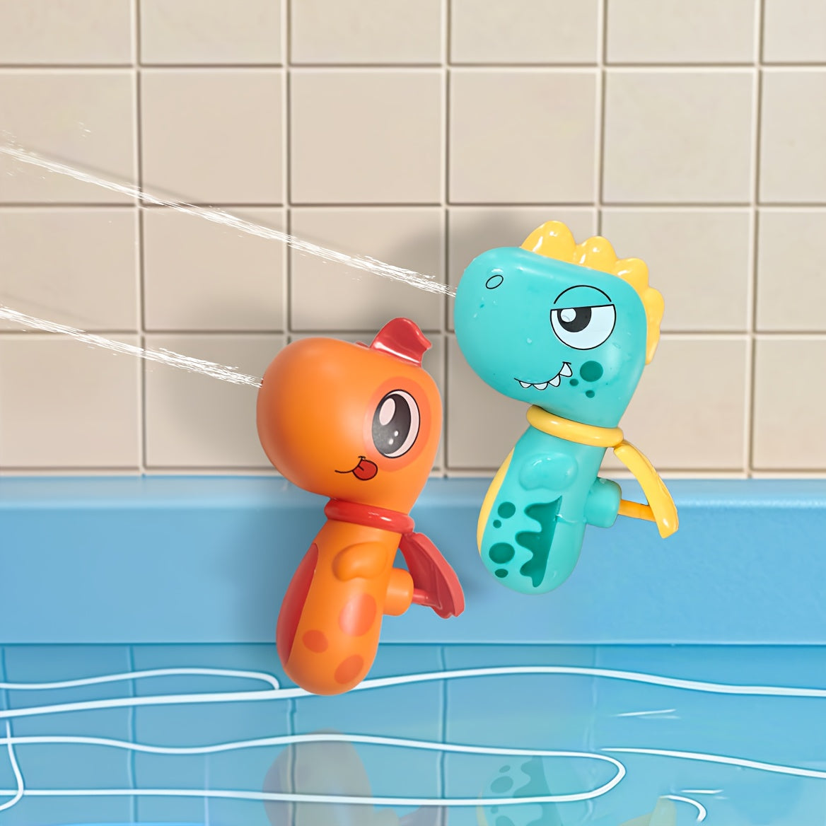 2pcs Cape Knight Water Gun Set with Dinosaurs and Dogs