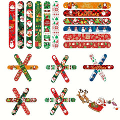 DIY Christmas Pattern Bracelet Classroom Gift Reward Stocking Stuffer