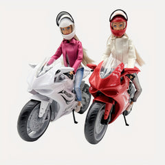 Sliding Simulation Motorcycle Doll Joint Bendable Motorcycle