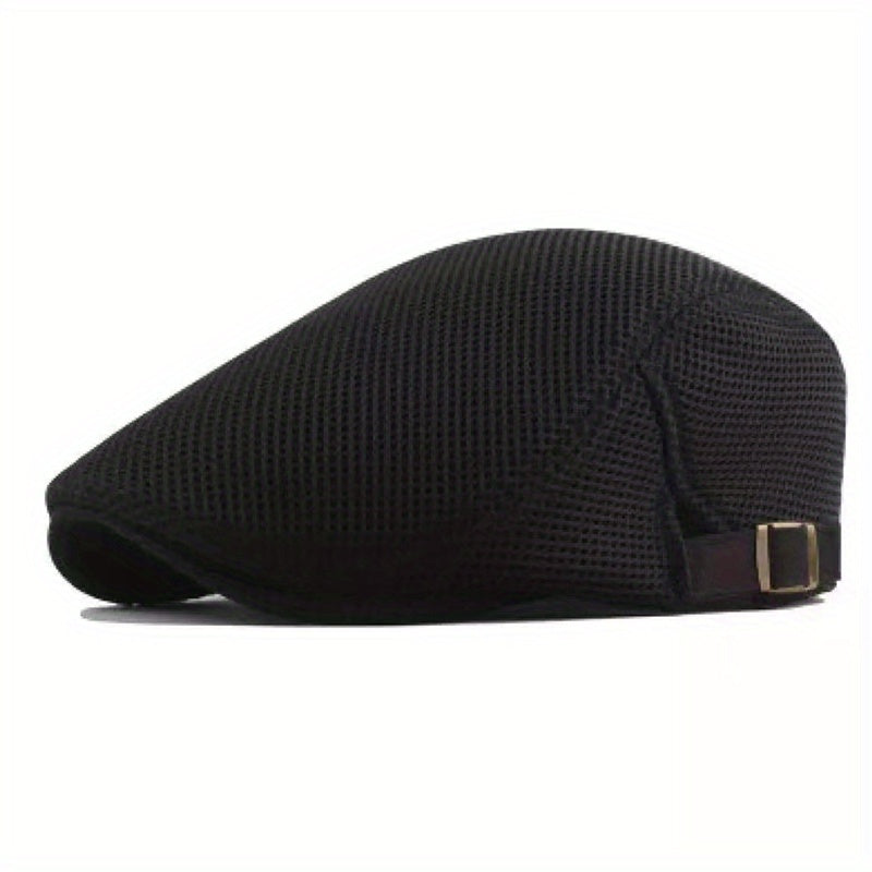 Men's Mesh Beret Hat Breathable Summer Hat