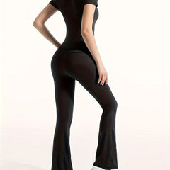 High Waist Flare Yoga Pants Fitness Leggings
