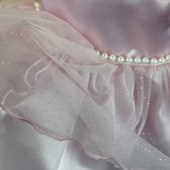 Princess Dress Headband Shorts Clothing Set for 19-22inch Reborn Baby Dolls