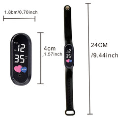 LED Digital Sports Watch for Students