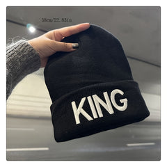 Knitted Beanie Hat Men Women Casual Winter Beanie