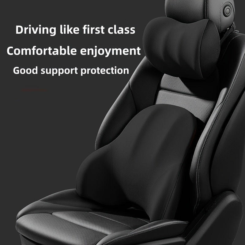 Ergonomic Car Headrest and Lumbar Support Cushion