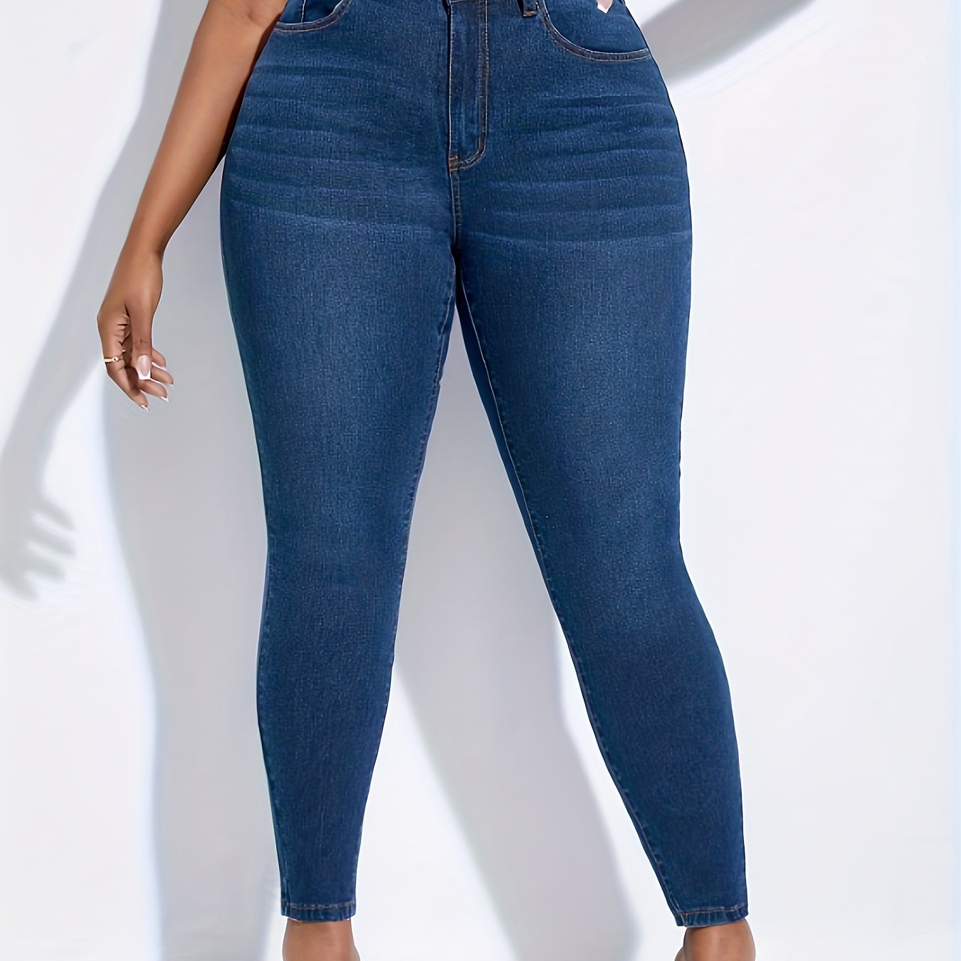 High Rise Stretch Skinny Jeans