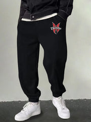 Men's Print Sweatpants Casual Stretch Drawstring Joggers