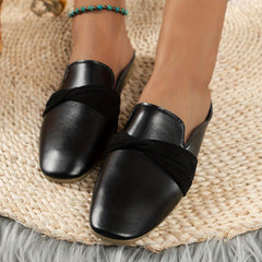 Women's Lightweight Closed Toe Slip On Mules