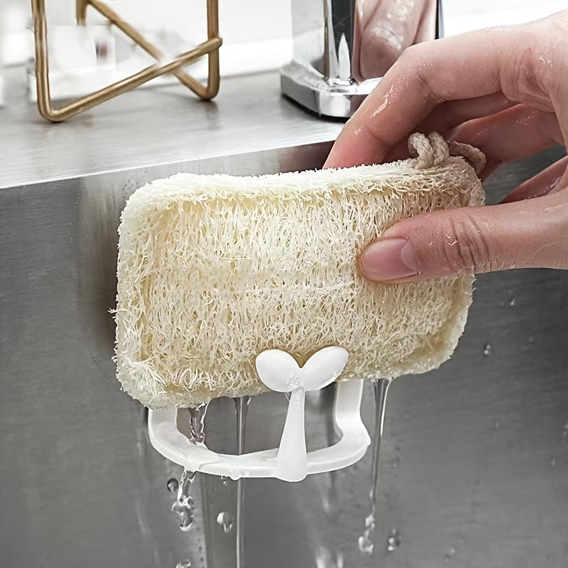 Scouring Pad Storage Rack Kitchen Sink Organizer Dishwashing Sponge Holder