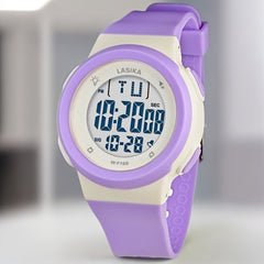 Girls' Birthday Alarm Clock Watches Fitness Swimming Waterproof