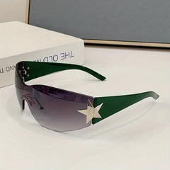 Men's Oversized Wrap Around Street Style Sunglasses