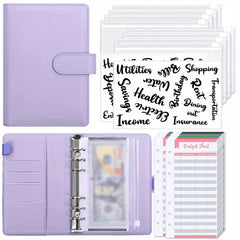 Budget Binder Zipper Envelopes Cash Envelopes For Budgeting A6 Planner
