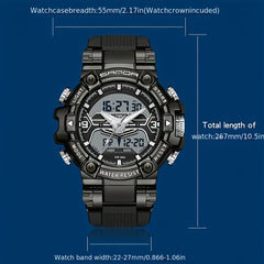 SANDA Metal Racing Waterproof Watch for Boy