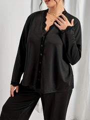 Lace Trim PJ Set