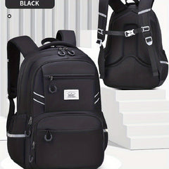 Casual Backpack with Spine Protection for School