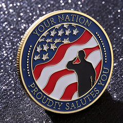 Veterans Challenge Coin American Army Theme Special Gift For Soldiers