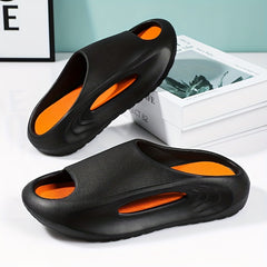 Women's Cutout House Slides Open Toe Thick Sole Slippers