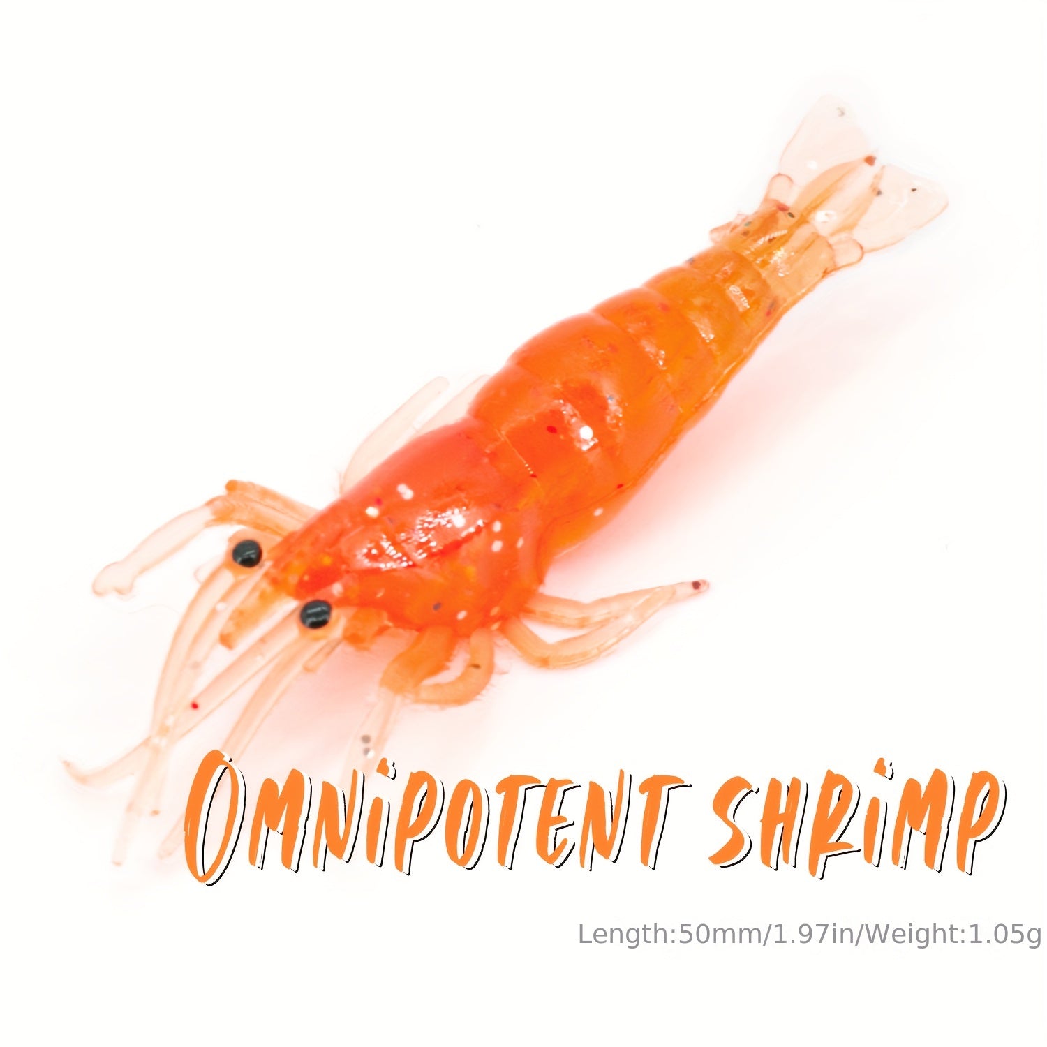 1pc Simulation Shrimp Fishing Lure Artificial Soft Bait Fishing Gear