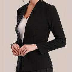 Business Casual Blazer Women's Plus Solid Long Sleeve V Neck Blazer