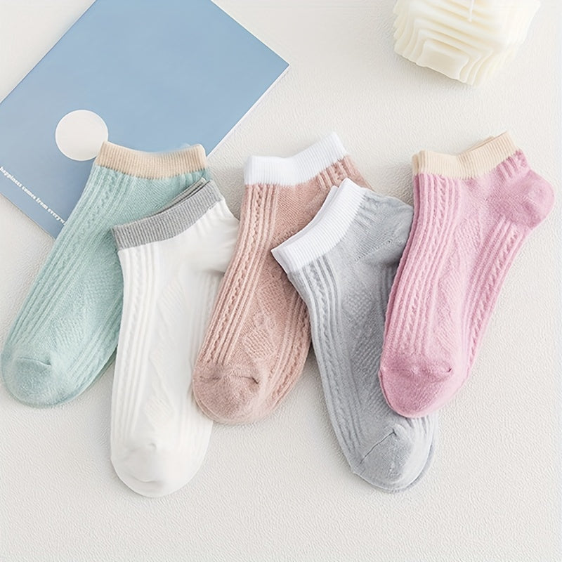 10 Pairs No Show Socks Women's Low Cut Ankle Socks Stockings