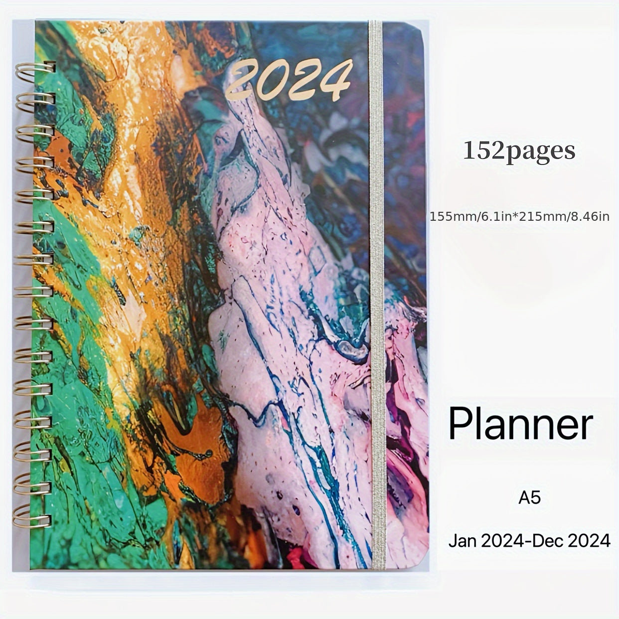 Colorful Schedule Book Journal Week Planner Notebook