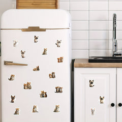 50pcs Big Eyed Cat Stickers Waterproof Vinyl Stickers for Laptops Water Bottles