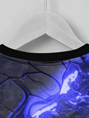 3D Stone Print Kid's Sweatshirt Boys Pullover Casual Long Sleeve Top